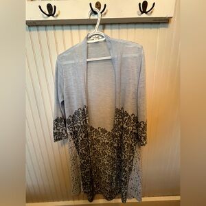 Simply Noelle Sky Blue Knit Top/Duster